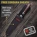 Grand Way Hunting Survival Fixed Blade Knife - Tactical Knife with Wood Handle for Hiking Camping and Fishing - Big Blade Kitchen Chefs Knife 3282
