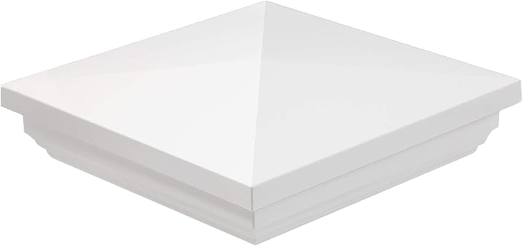 New England Vinyl Pvc Plastic Fence Post Cap 4 X 4 White Amazon Com