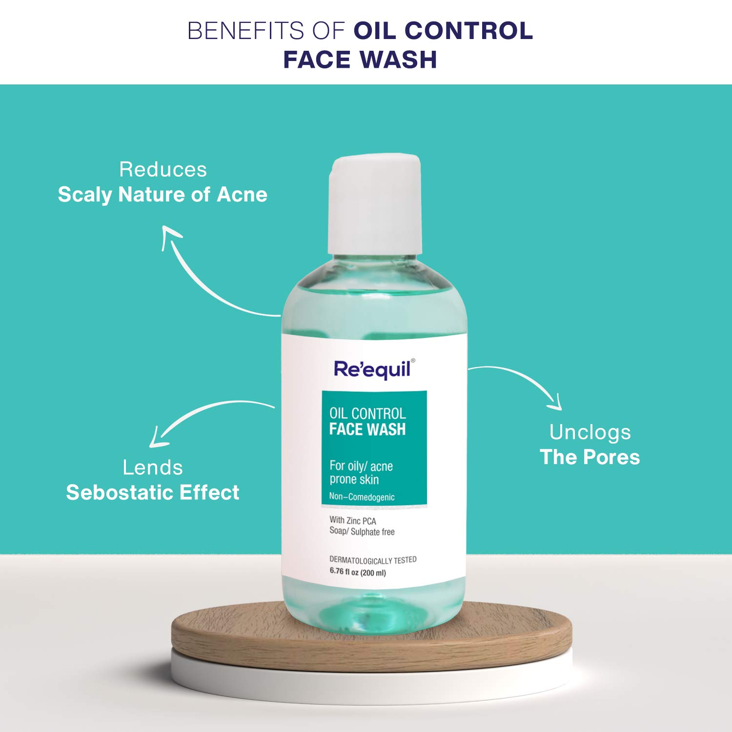 reequil anti acne face wash