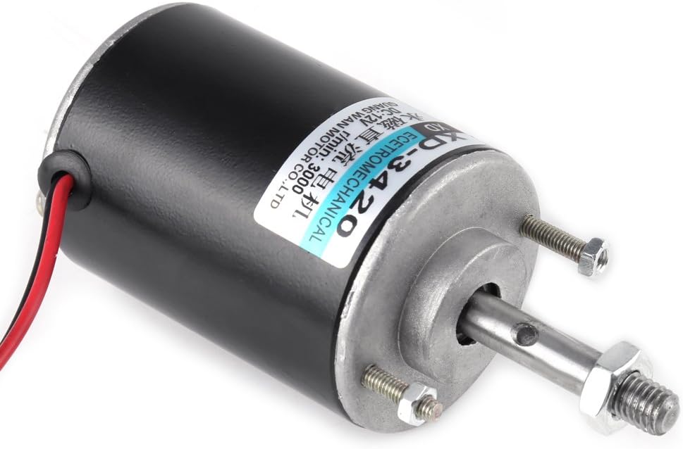 12/24V DC Motor 30W High Speed CW/CCW Permanent Magnet DC Motor for DIY Generator(DC 12V 3000RPM): Industrial & Scientific