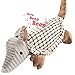 oneisall Durable Dog Squeaky Chew Toys Plush Puppy Toy Armadillo for Dog Cat