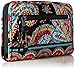 Vera Bradley Women's Cotton Turnlock Wallet, Parisian Paisley, One Size