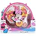 Disney Minnie Mouse Clubhouse Party Band 10 piece Set | 1 Drum 1 Whistle 1 Flute Tambourine 2 Maracas 2 Sticks 2 Castanets | Kids Musical Educational Toy Gift.