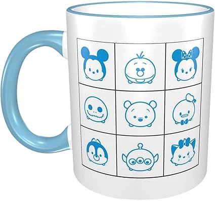 Amazon コーヒーカップ コーヒーカップ ディズニーツムツム マグカップ コーヒーカップ かわいい セラミック 耐熱カップ セラミック ティー カップ 朝食カップ オフィスマグ おしゃれ Huayerce ホーム キッチン 通販