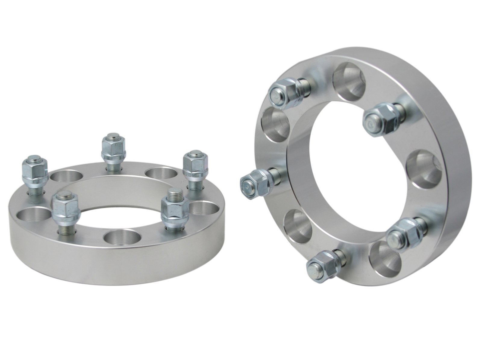 4pc Wheel Spacers 1.25" Thick 5x5.5 To 5x5.5 Bolt Pattern With 1/2