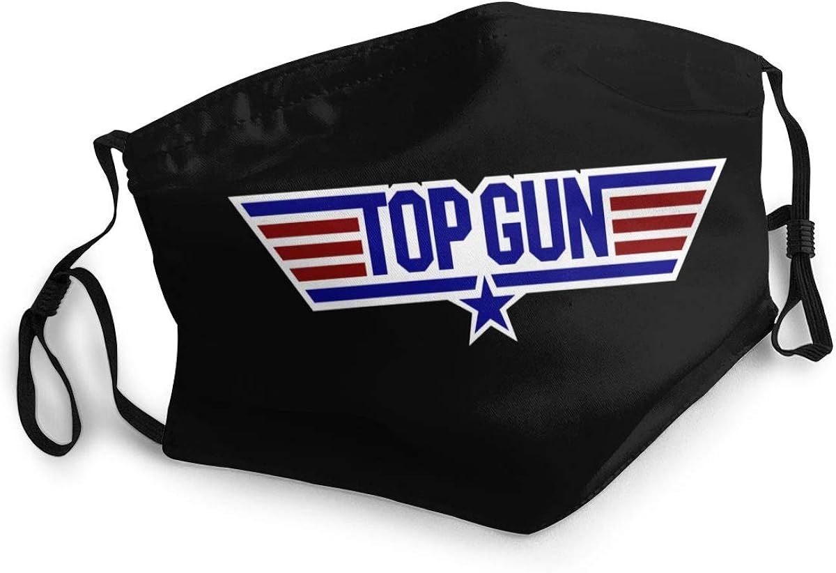 Custom Top Gun Maverick Funny Mask Casual Face Mask for Women's Men's