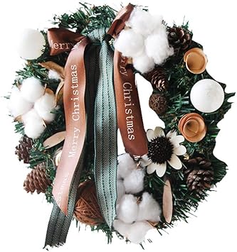 BESPORTBLE - Guirnalda Decorativa para Puerta de árbol de Navidad, para