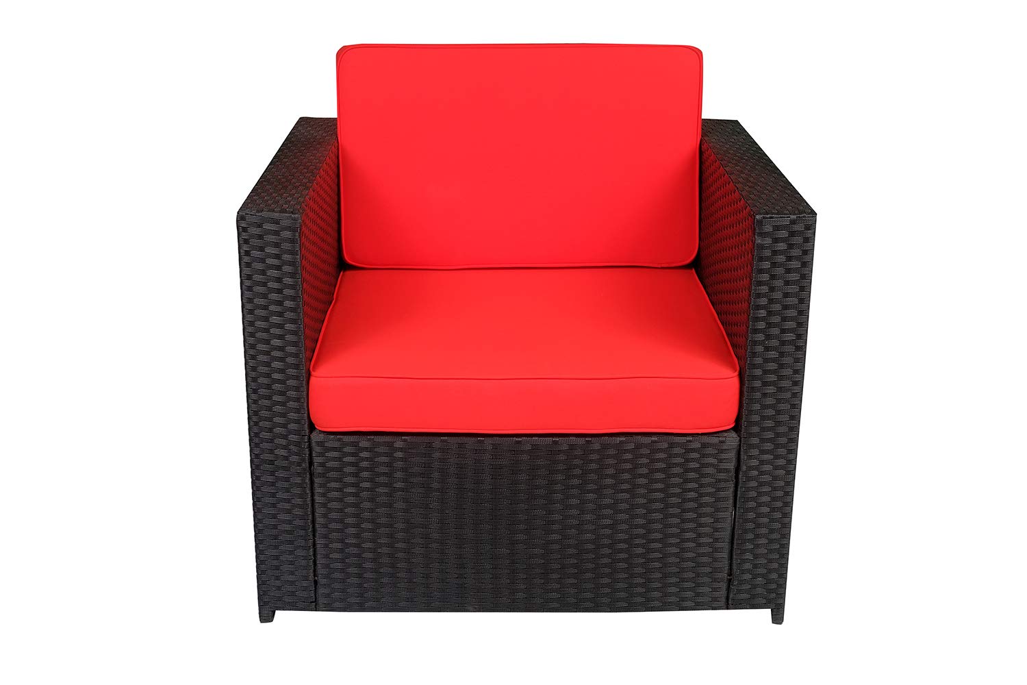 Amazon Com Mcombo Outdoor Rattan Wicker Sofa Couch Patio