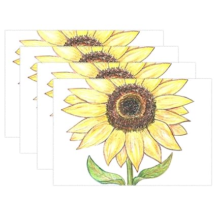 Amazoncom Xingchenss Sunflower Colored Pencils Drawing