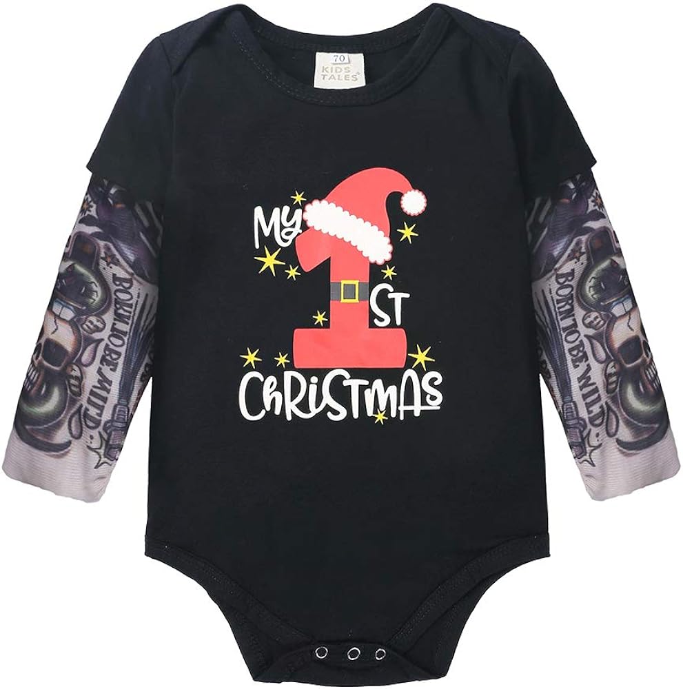 Baby's first christmas romper Clearance