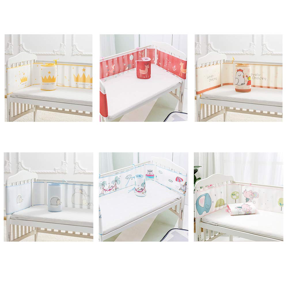 3 sided crib bumper