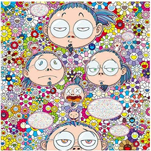 Amazon 村上隆 ポスター 悩み多き芸術家の悩み多き自画像 アニメ