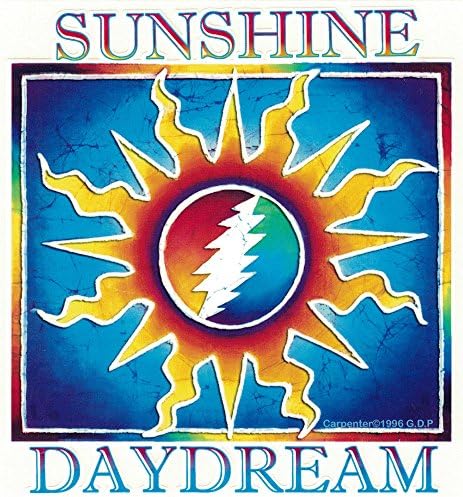 Grateful Dead Sunshine Daydream - Window Sticker/Decal (5" X 5.5")
