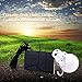 Solar Light Bulb 2 Pack 15W 130LM Solar LED Bulb, Portable Solar Powered Led Bulb Light Outdoor Solar Energy Lamp Lighting for Camping Tent Hiking Fishing