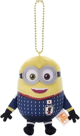 Amazon ミニオンズ ボールチェーンマスコット ボブ サッカー日本代表ver 高さ10cm ぬいぐるみ おもちゃ
