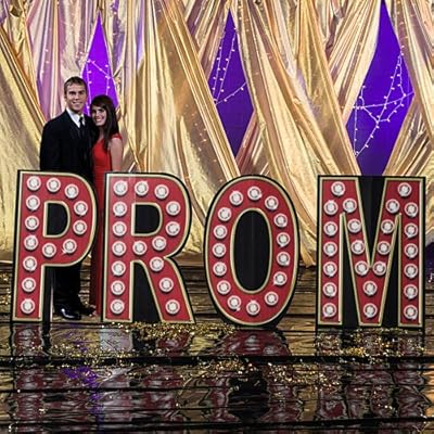 amazon com 3 ft 10 in hollywood movie star prom letter set standup photo booth prop background backdrop party decoration decor scene setter cardboard cutout home kitchen amzn