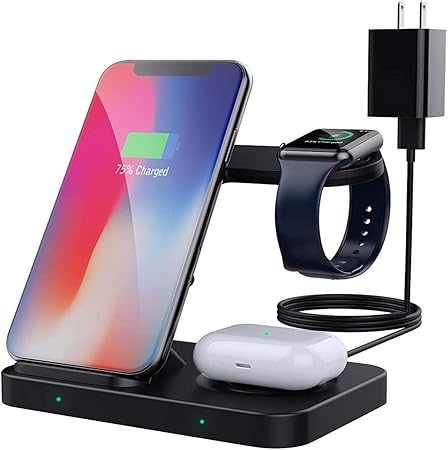 Moko 3 In 1 Kabelloses Ladegerat Wireless Charger Amazon De Elektronik Moko 3 In 1 Kabelloses Ladegerat Wireless Charger Amazon De Elektronik