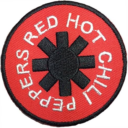 Red hot chili peppers RHCP 6.5cm. Music Band rock heavy logo Jacket Vest shirt hat blanket backpack T shirt Patches Embroidered Appliques Symbol Badge Cloth Sign Costume Gift