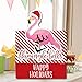 Big Dot of Happiness Flamingle Bells - Party Decorations - Tropical Flamingo Christmas Welcome Yard Sign
