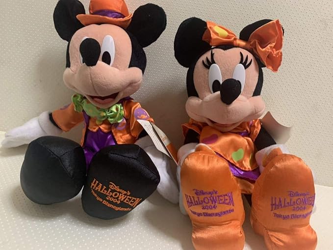 Amazon ディズニー ミッキー ミニー ミキミニ04年 ハロウィンぬいぐるみ 303 ぬいぐるみ ホビー
