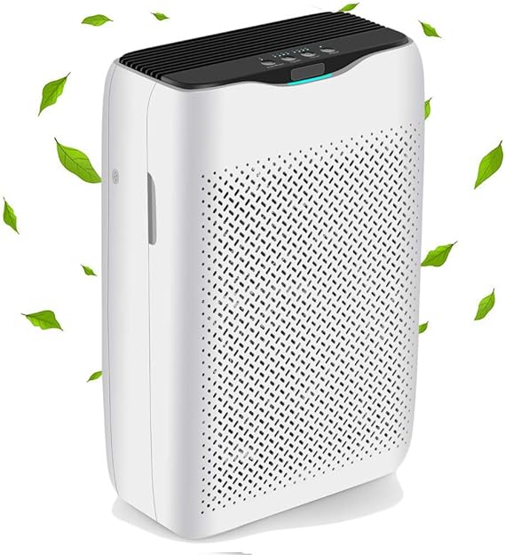 COOCHEER Purificador de Aire para Hogar, Air Purifier 3 en 1 con ...
