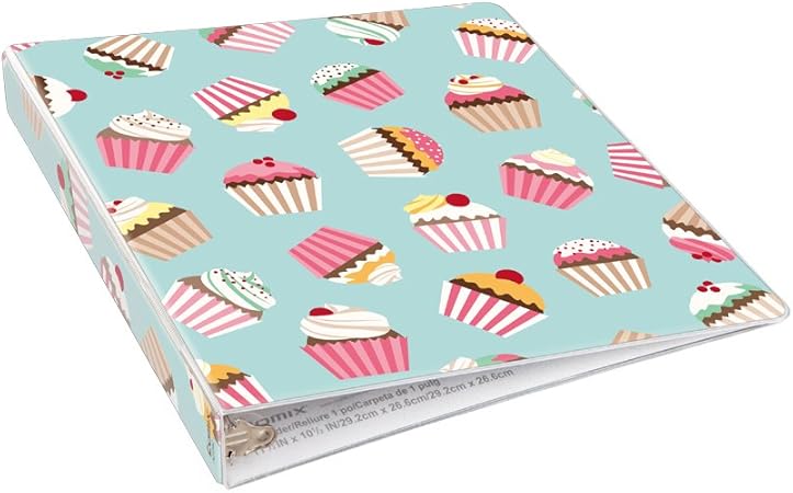 Amazon Com Comix 1 Inch Cute 3 Ring Binder Floral Designer