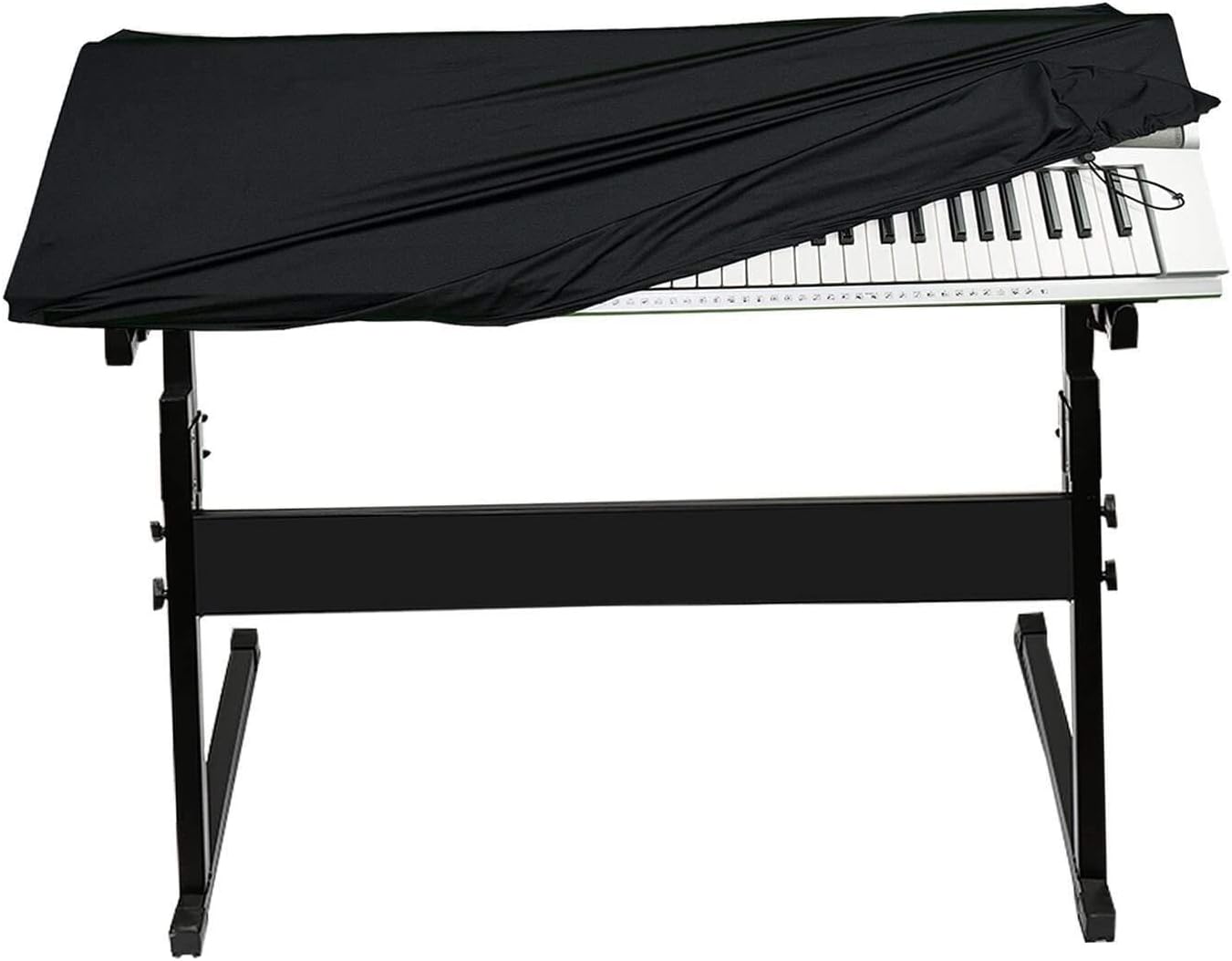 Piano Cover, Gifort 88 Keyboard Electronic Piano Music Keyboard Cover Piano Keyboard Dust Cover Keyboard Dust Proof Cover Protector Cover Smooth Stretchy Lycra Material/Black