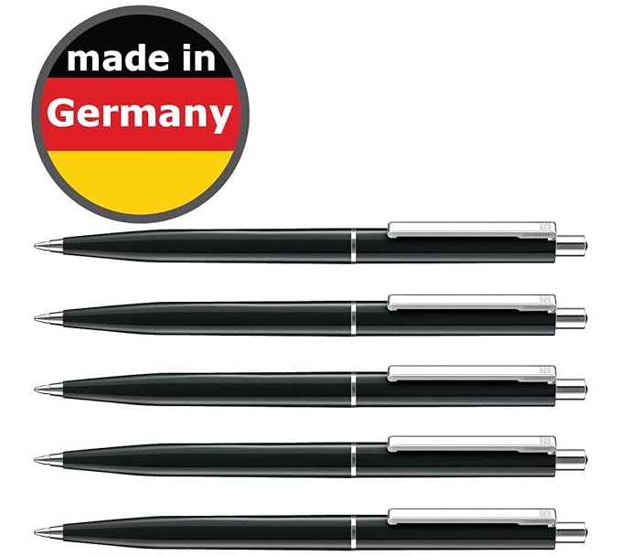 allpremio® quality ballpoint pens black ink, medium knitting thickness