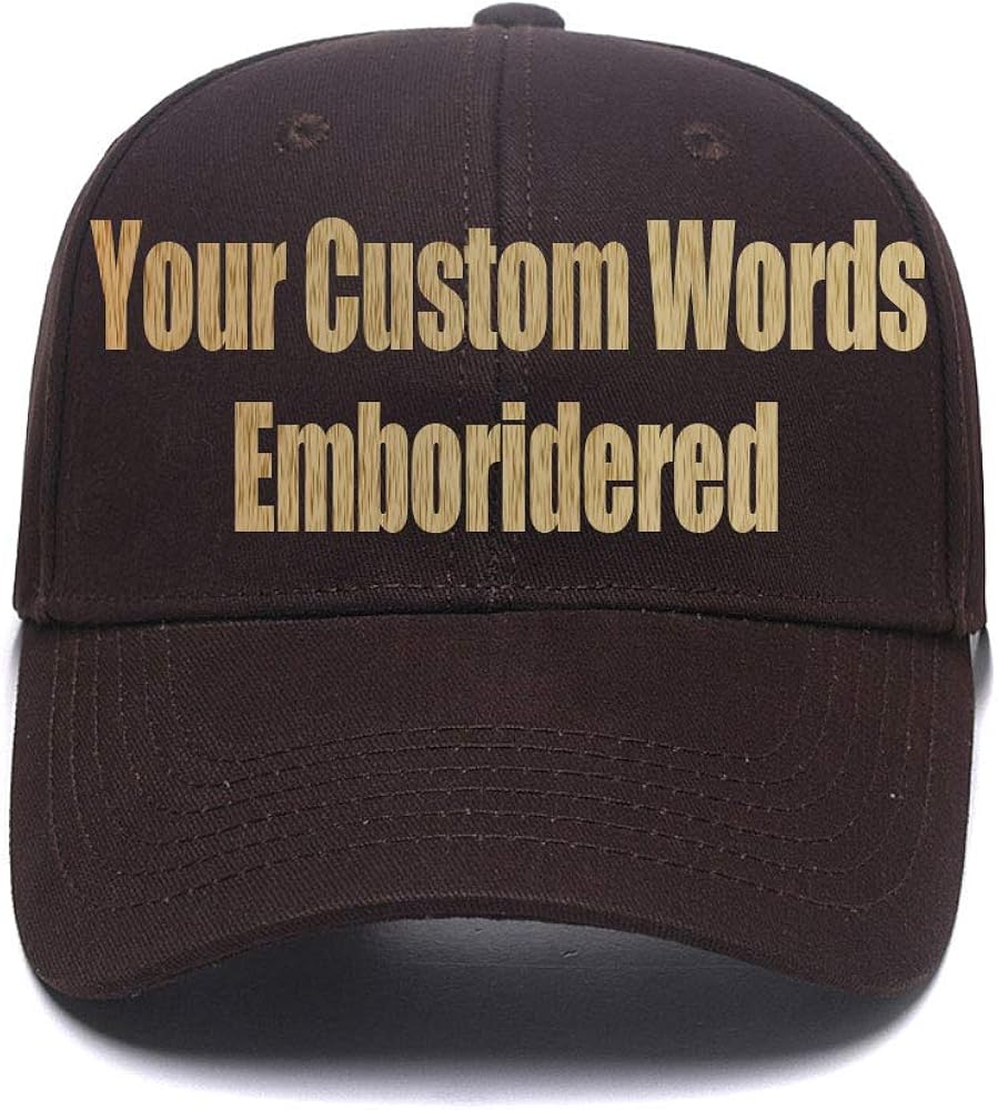 custom made embroidered hats