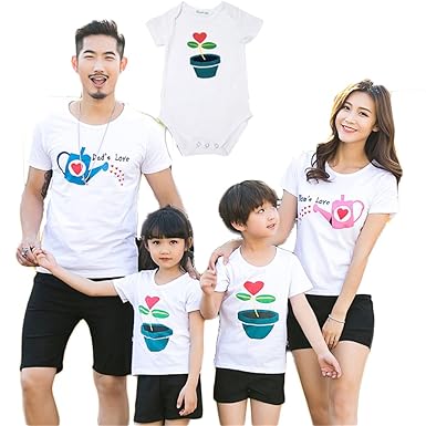 Amazon Co Jp Jutaopin 親子 お揃い Tシャツ 親子 ペアルック