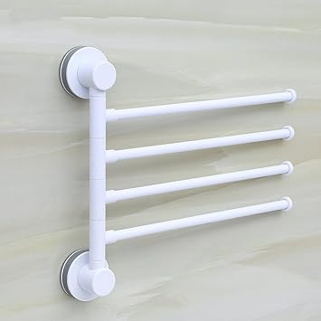 Handtuchhalter Mit Saugnapf Schwarz - Bohrfrei Für Badezimmer Und Küche