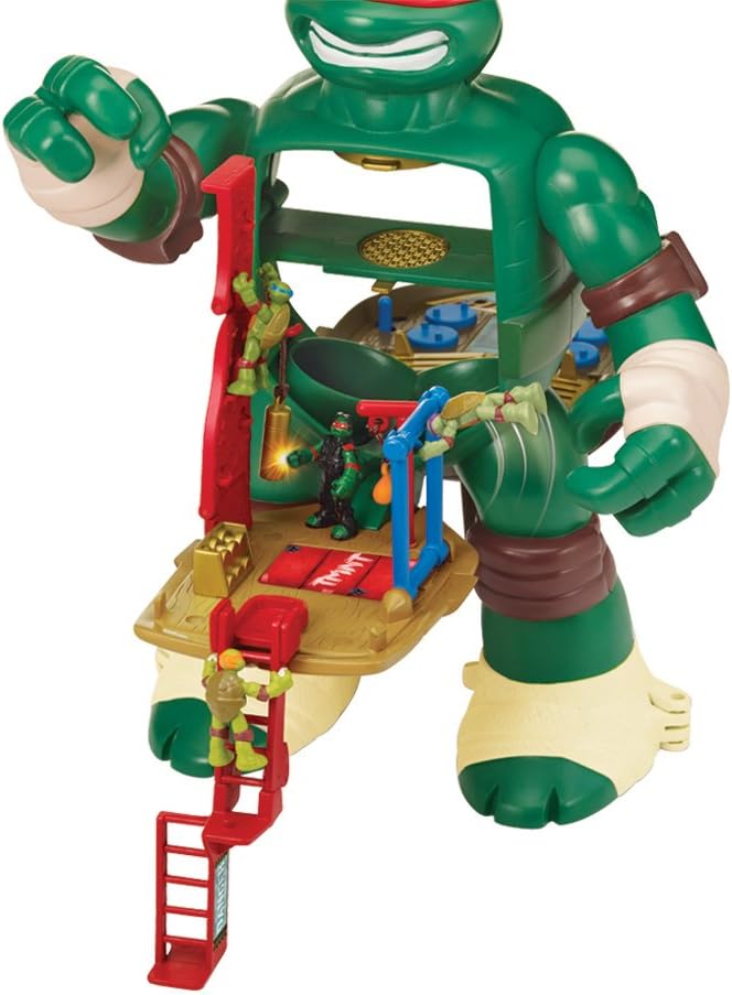 Raph Rooftop Train Turtles Micro Mutants Raph’s Train ‘N’ Battle Playset – BigaMart