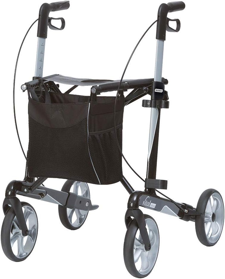 Russka Rollator Vital carbon Sitzhöhe 62 cm