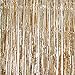 UTOPP 2 Pack Foil Fringe Curtains Photo Backdrop Party Decorations, 3ft x 8 ft Shiny Metallic Tinsel Party Door Curtain Photo Booth Props for Birthday Wedding Party Decor (gold champagne)