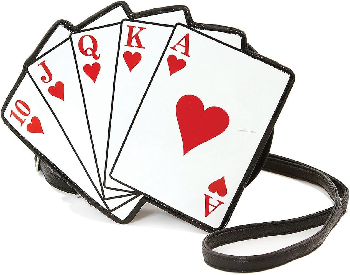 Poker Cards Shoulder Crossbody Bag Handbags