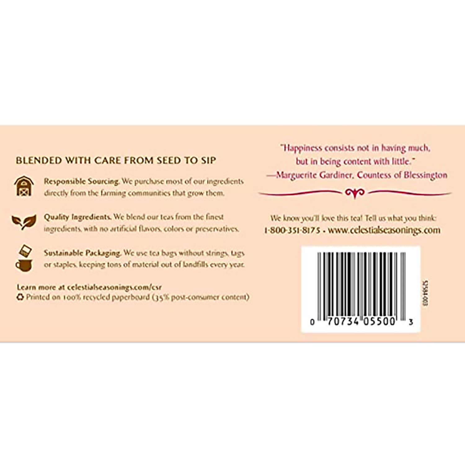 Celestial Seasonings Herbal Tea, Fruit Tea Sampler, 18 Count (Pack of 6) : Herbal Teas : Grocery & Gourmet Food