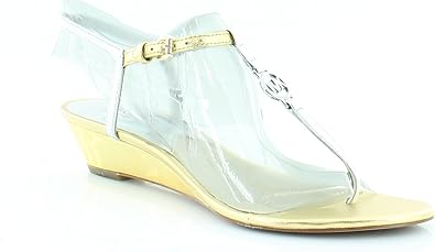 michael kors silver wedge sandals