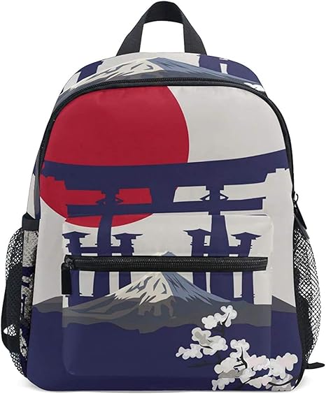 Amazon Co Jp リュック キッズ 女の子 おしゃれ リュックサック 和風 富士山 和柄 可愛い 男の子 幼稚園 遠足 アウトドア 軽量 防水 子供用 ドラッグストア
