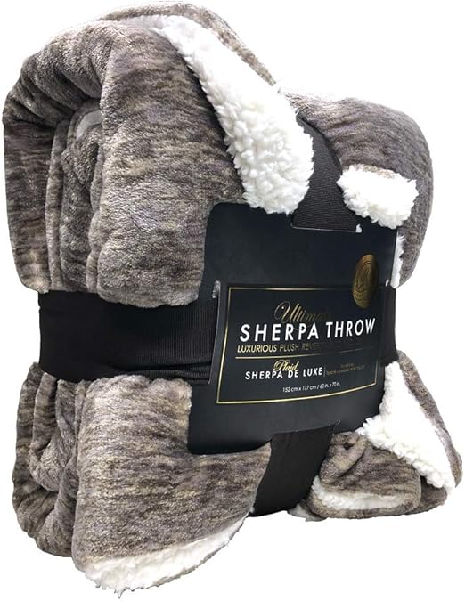 Amazon｜【costco コストコ】【Life Comfort ライフコンフォート】Ultimate Sherpa Throw 大判
