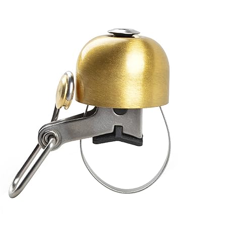 WINOMO Fahrrad Radfahren Lenker Bell Sicherheit Metallring lauten Ton Fahrradlenker Glocken MTB Road Bikes Hörner (Gold)