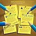 Tueascallk 10 Packs Combination Sticky Notes, Pop-up Self-Adhesive Notes, 3.2