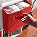 Heselian Foldable Cloth Storage Cube Basket Bins Organizer,storage bins 2 RED