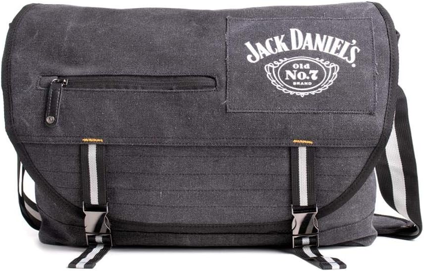 DifuzedJack Daniel's - Bottle Logo Canvas Messenger Bag
