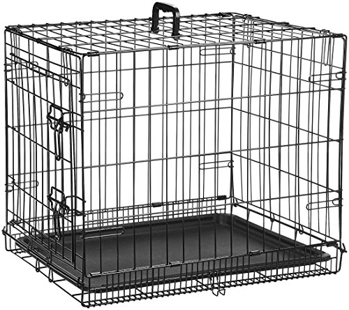 2 AmazonBasics+Single+Door+Folding+Metal+Crate