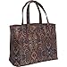LONDON FOG Soho 20-Inch City Shopper Tote, Brown Paisley