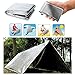 EZYoutdoor Emergency Thermal Blankets (2-Pack), Silver 82.6”x55”, Survival Gear for Adults & Kids, Mylar Blankets Reflective,Material Conserves Heat,Bug Out Bags, First Aid Kits, Car Emergency Kitthumb 2