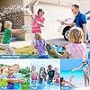 Ucradle Water Pistols For Kids,3Pack Super Gun Blaster Cool Small Pistol Guns Outdoor Beach Garden Toy Pool Bath Party…