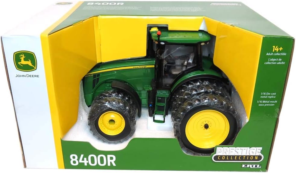 Contemporary Manufacture John Deere Farm Toy Tractor Model 8400r Replica Ertl 1 64 Scale 4wd Die Cast New Toys Hobbies