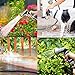 FYLINA Garden Hose Nozzle Spray Nozzle 9 Patterns Metal Heavy Duty Water Nozzle High Pressure Watering Sprayer with Washers for Watering Plants, Cleaning, Car Wash and Showering Pets