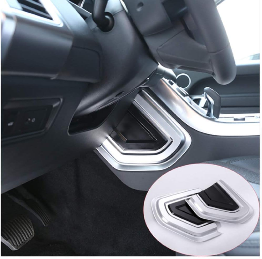 Tianrui Crown for Land Rover Range Rover Sport 2014-2019 Car Accessories ABS Chrome Black Contral U Shape Panel Cover Trim